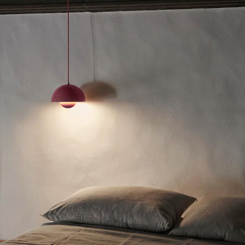 &Tradition, Flowerpot Pendant VP1, Polished Stainless Steel, Pendant, Verner Panton