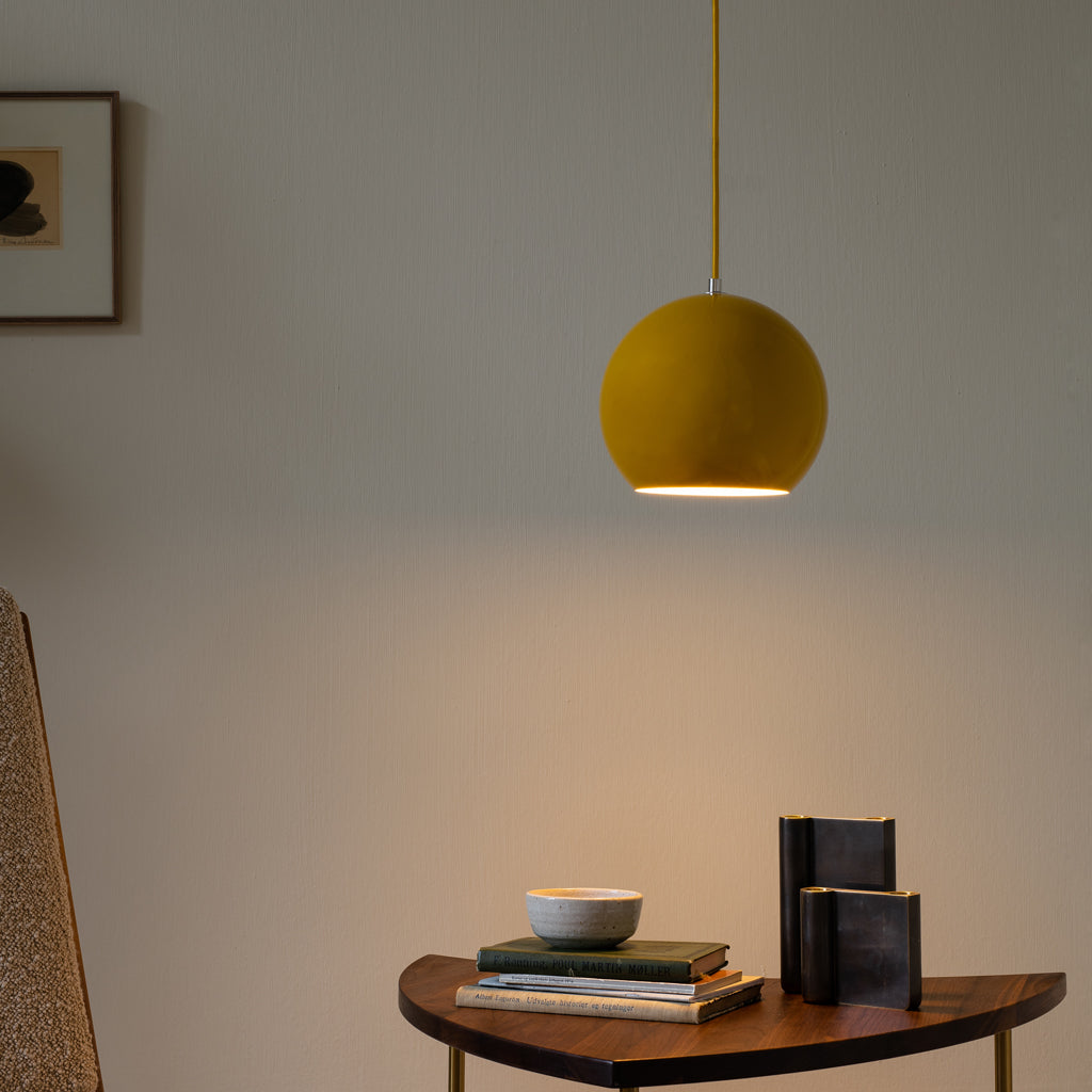 &Tradition, Topan Pendant VP6, Mustard, Pendant, Verner Panton