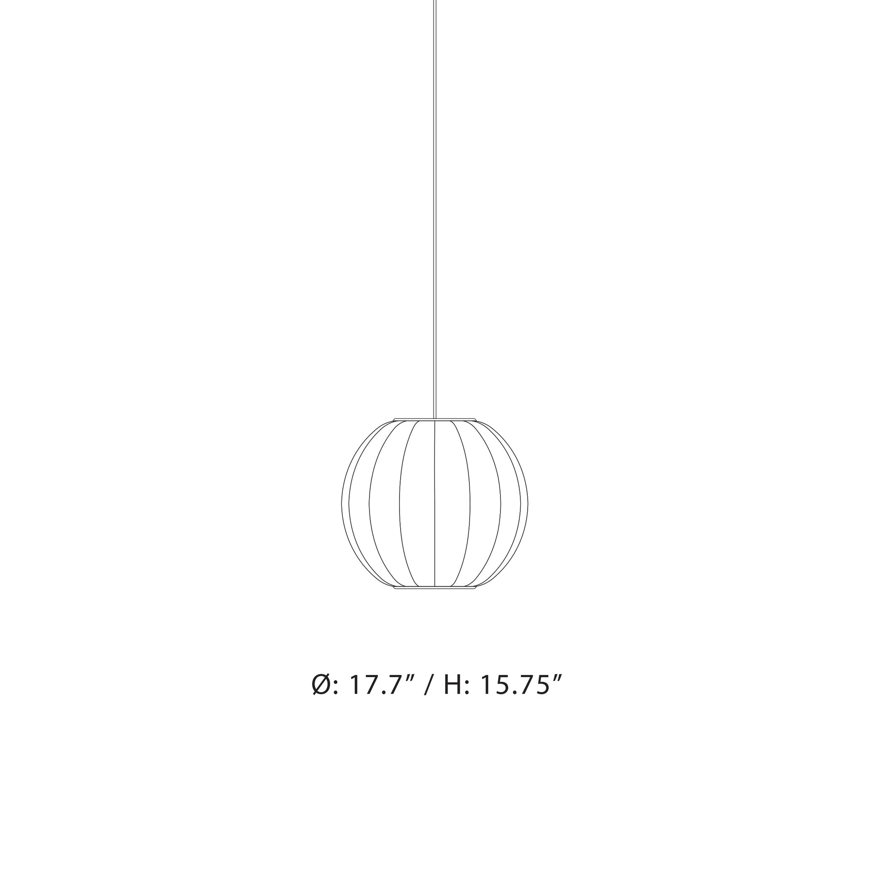 Made by Hand, Knit-Wit Pendant Lamp 45, Blue Stone, Pendant,