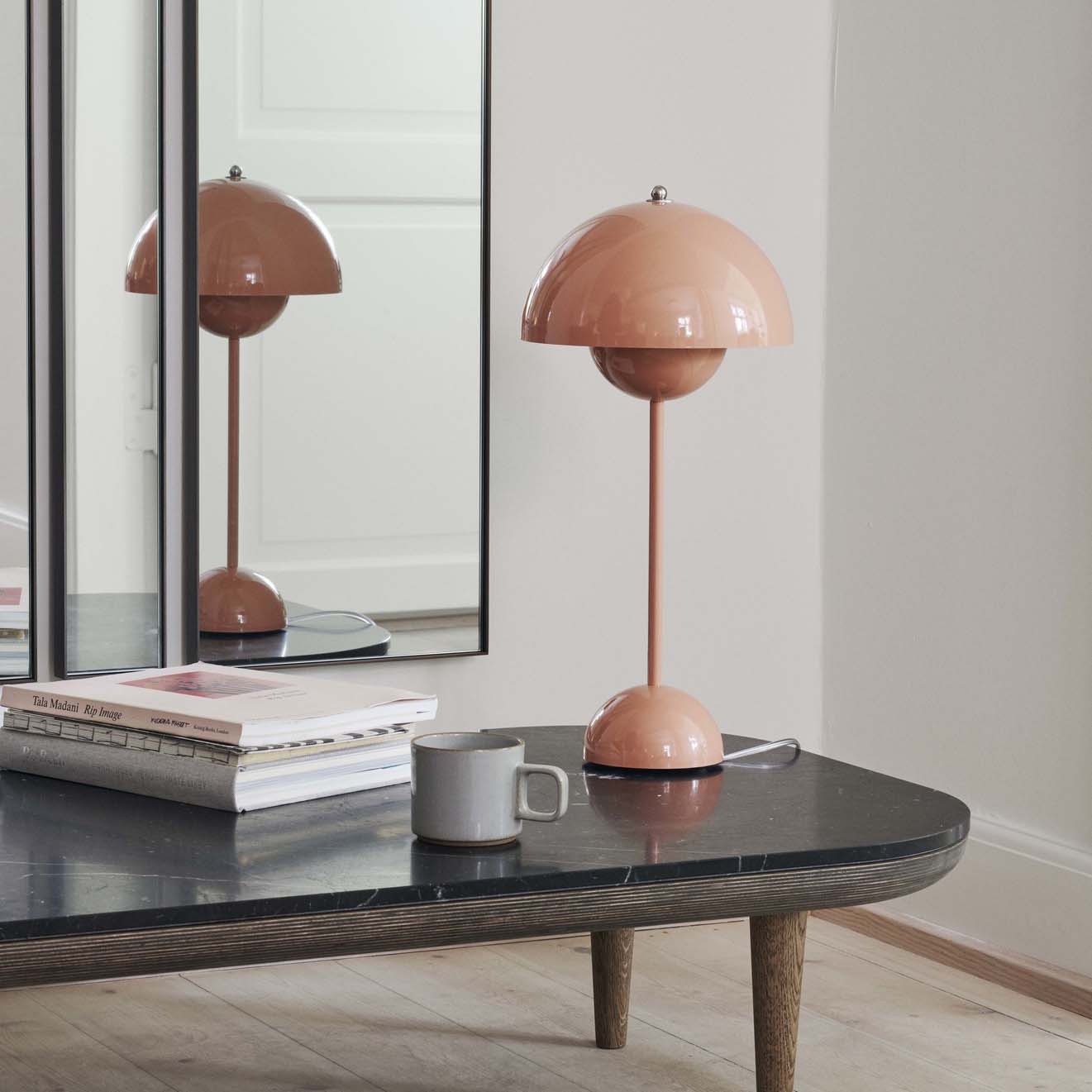 &Tradition, Flowerpot Table Lamp VP3, Mustard, Table / Task, Verner Panton