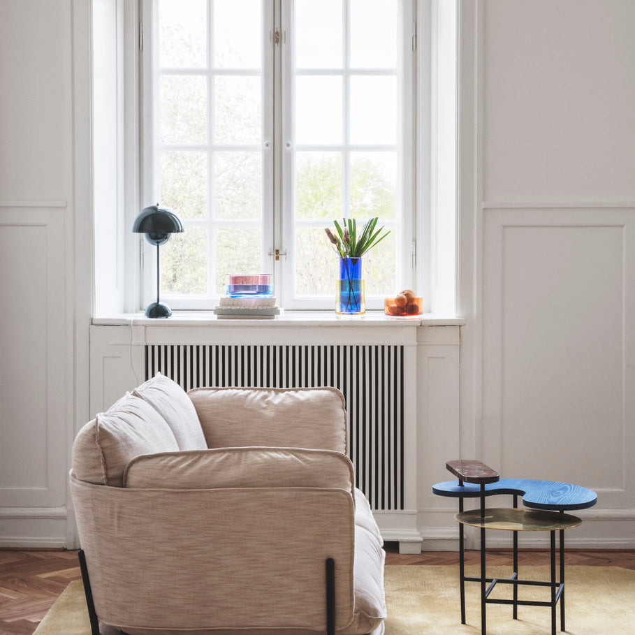 &Tradition, Flowerpot Table Lamp VP3, Matte Black, Table / Task, Verner Panton