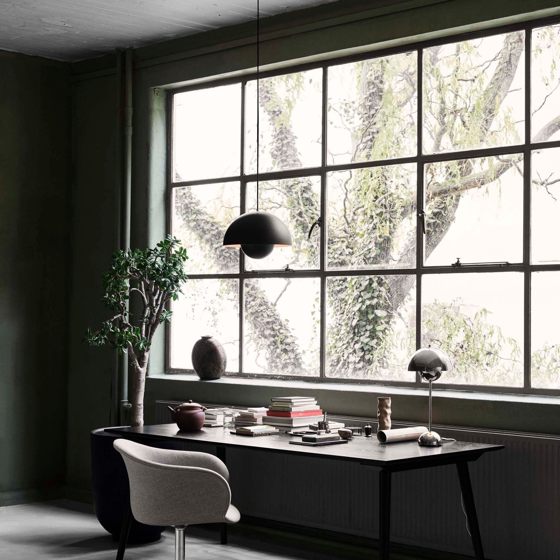 &Tradition, Flowerpot Pendant VP7, Signal Green, Pendant, Verner Panton