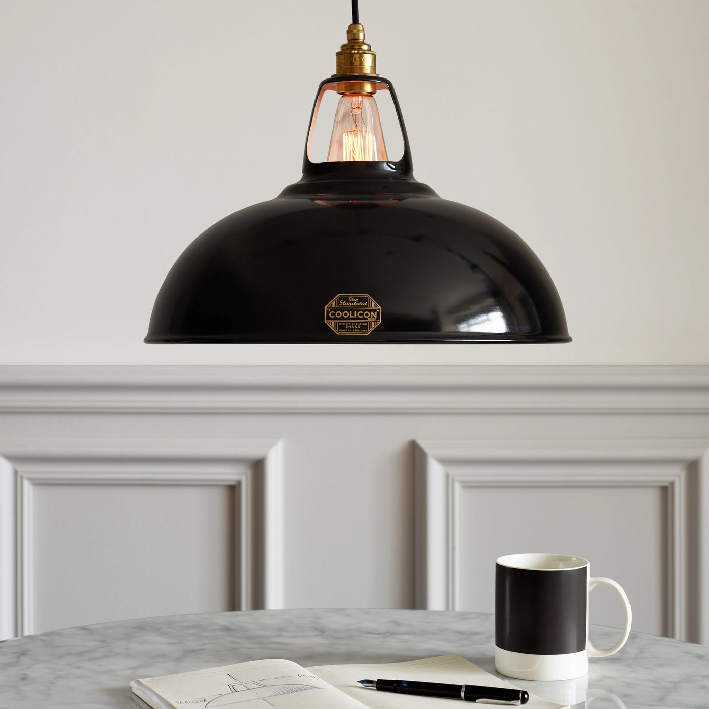 Coolicon, Standard Original Large Pendant, Grey, Pendant,