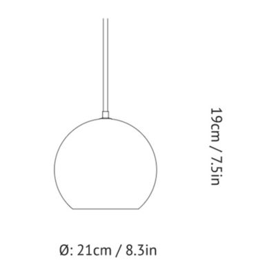 &Tradition, Topan Pendant VP6, Pendant, Verner Panton