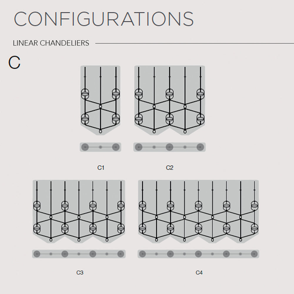Indre Linear Chandelier C4