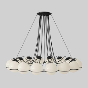 Astep, Model 2109-16-20, Black, Pendant, Gino Sarfatti,