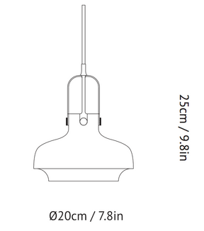 &Tradition, Copenhagen Pendant SC6, Pendant,