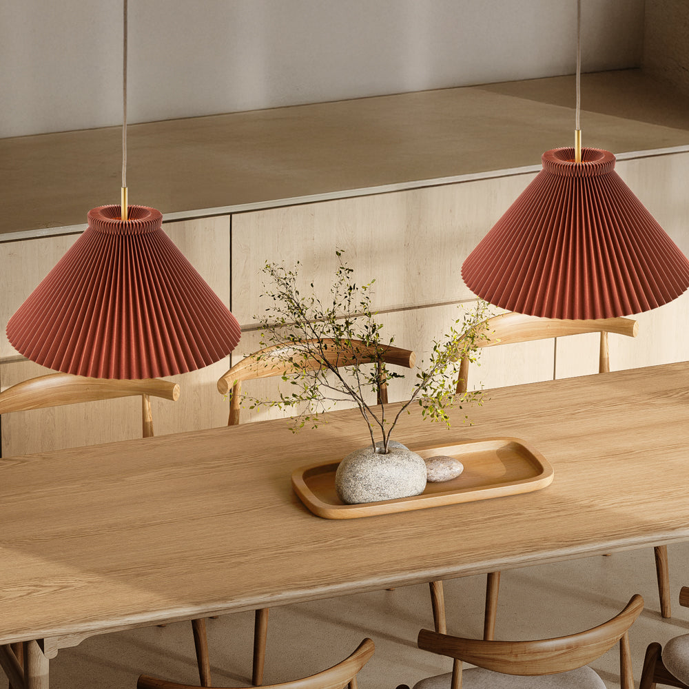 130 Pendant Lamp with Brass Fittings
